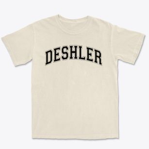 Deshler Elementary School Varsity Arch Premium Heavyweight T-shirt