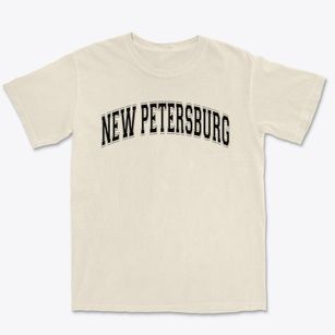 New Petersburg Elementary School Varsity Arch Premium Heavyweight T-shirt