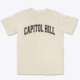 Capitol Hill Elementary School Varsity Arch Premium Heavyweight T-shirt