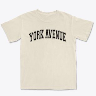 York Avenue Elementary School Varsity Arch Premium Heavyweight T-shirt