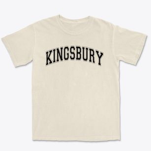 Kingsbury Elementary School Varsity Arch Premium Heavyweight T-shirt
