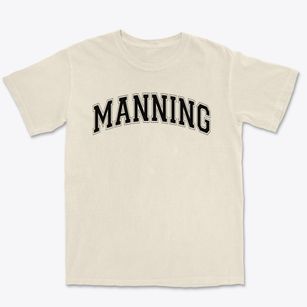 Manning Junior High School Varsity Arch Premium Heavyweight T-shirt