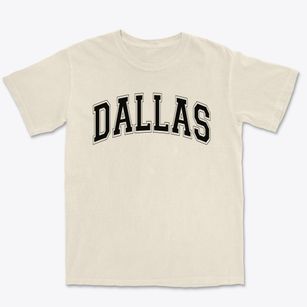 Dallas Montessori Academy Varsity Arch Premium Heavyweight T-shirt