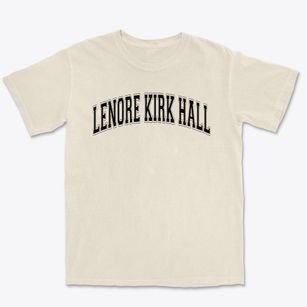 Lenore Kirk Hall Elementary School Varsity Arch Premium Heavyweight T-shirt