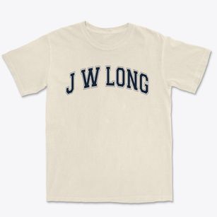 J W Long Elementary School Varsity Arch Premium Heavyweight T-shirt