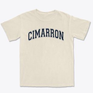 Cimarron Elementary School Varsity Arch Premium Heavyweight T-shirt