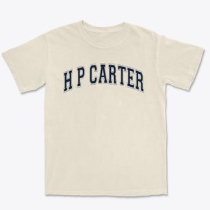 H P Carter Career Center Varsity Arch Premium Heavyweight T-shirt