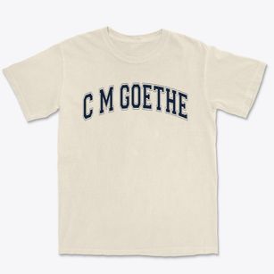 C M Goethe Middle School Varsity Arch Premium Heavyweight T-shirt