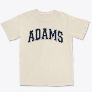 Adams Elementary School Varsity Arch Premium Heavyweight T-shirt