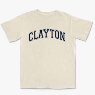 Clayton Middle School Varsity Arch Premium Heavyweight T-shirt