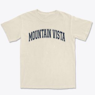 Mountain Vista Elementary School Varsity Arch Premium Heavyweight T-shirt