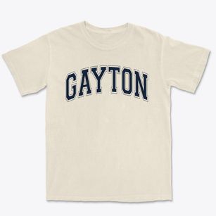 Gayton Elementary School Varsity Arch Premium Heavyweight T-shirt