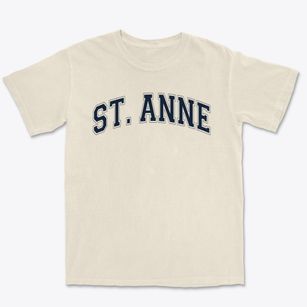 St Anne Parish Varsity Arch Premium Heavyweight T-shirt