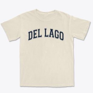 Del Lago Elementary School Varsity Arch Premium Heavyweight T-shirt