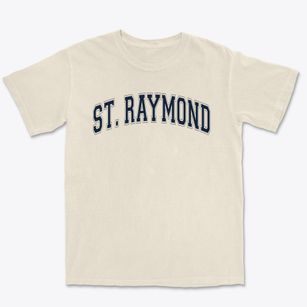 St Raymond Parish Varsity Arch Premium Heavyweight T-shirt