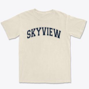 Skyview Academy Varsity Arch Premium Heavyweight T-shirt