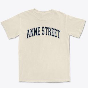 Anne Street Elementary School Varsity Arch Premium Heavyweight T-shirt