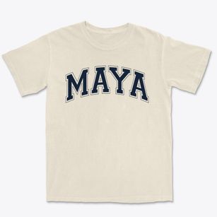 Maya Varsity Arch Premium Heavyweight T-shirt
