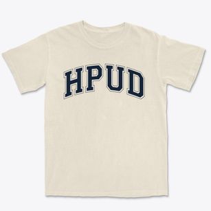Hawaii Pacific University Downtown Varsity Arch Premium Heavyweight T-shirt