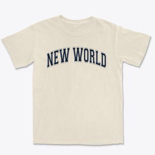 New World Educational Center Varsity Arch Premium Heavyweight T-shirt