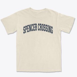 Spencer Crossing Elementary School Varsity Arch Premium Heavyweight T-shirt