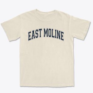 East Moline Christian School Varsity Arch Premium Heavyweight T-shirt