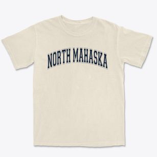 North Mahaska Elementary School Varsity Arch Premium Heavyweight T-shirt