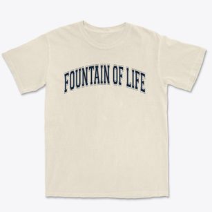 Fountain Of Life Lutheran School Varsity Arch Premium Heavyweight T-shirt