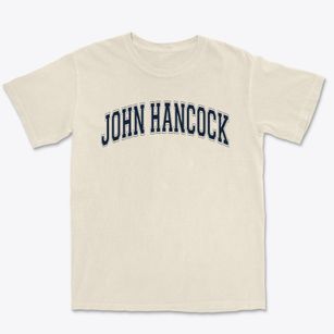 John Hancock Academy Varsity Arch Premium Heavyweight T-shirt
