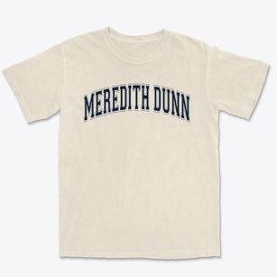 Meredith Dunn School Varsity Arch Premium Heavyweight T-shirt