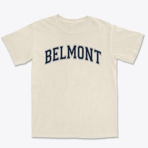 Belmont Elementary School Varsity Arch Premium Heavyweight T-shirt