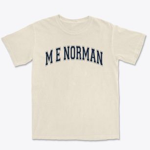 M E Norman Elementary School Varsity Arch Premium Heavyweight T-shirt