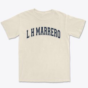 L H Marrero Middle School Varsity Arch Premium Heavyweight T-shirt
