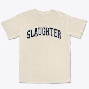 Slaughter Community Charter Varsity Arch Premium Heavyweight T-shirt