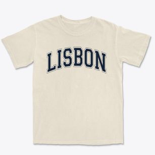 Lisbon Elementary School Varsity Arch Premium Heavyweight T-shirt