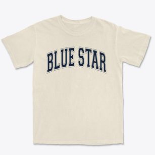 Blue Star Elementary School Varsity Arch Premium Heavyweight T-shirt