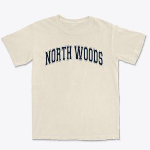 North Woods High School Varsity Arch Premium Heavyweight T-shirt