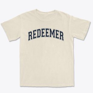 Redeemer Lutheran Elementary School Varsity Arch Premium Heavyweight T-shirt
