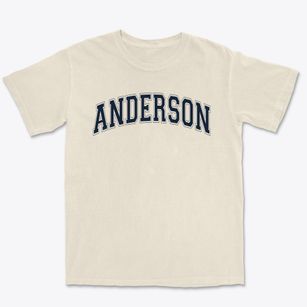 Anderson Elementary School Varsity Arch Premium Heavyweight T-shirt