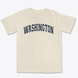 Washington Elementary School Varsity Arch Premium Heavyweight T-shirt