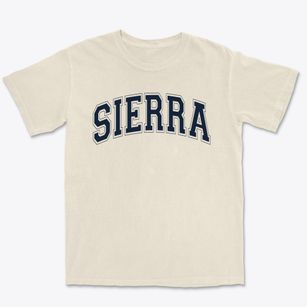 Sierra Middle School Varsity Arch Premium Heavyweight T-shirt