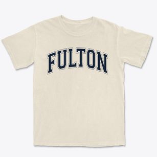 Fulton Junior High School Varsity Arch Premium Heavyweight T-shirt
