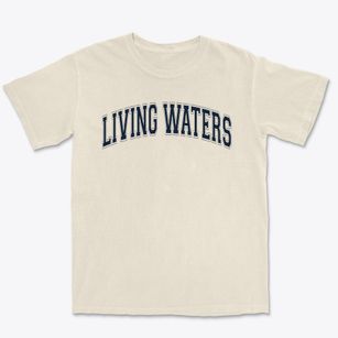 Living Waters High School Varsity Arch Premium Heavyweight T-shirt