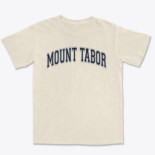 Mount Tabor High School Varsity Arch Premium Heavyweight T-shirt