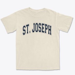 St. Joseph Consolidated School Varsity Arch Premium Heavyweight T-shirt