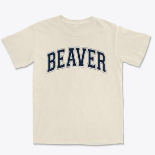 Beaver Elementary School Varsity Arch Premium Heavyweight T-shirt