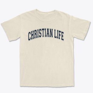 Christian Life Center Varsity Arch Premium Heavyweight T-shirt