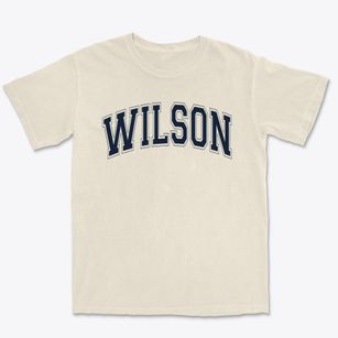 Wilson Elementary School Varsity Arch Premium Heavyweight T-shirt