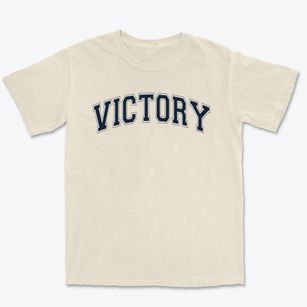 Victory Charter Middle School Varsity Arch Premium Heavyweight T-shirt