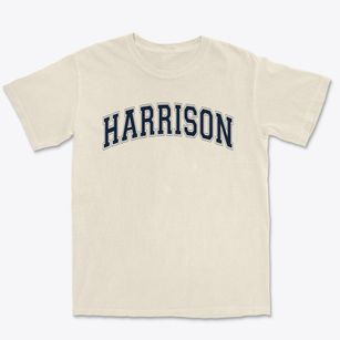 Harrison Elementary School Varsity Arch Premium Heavyweight T-shirt